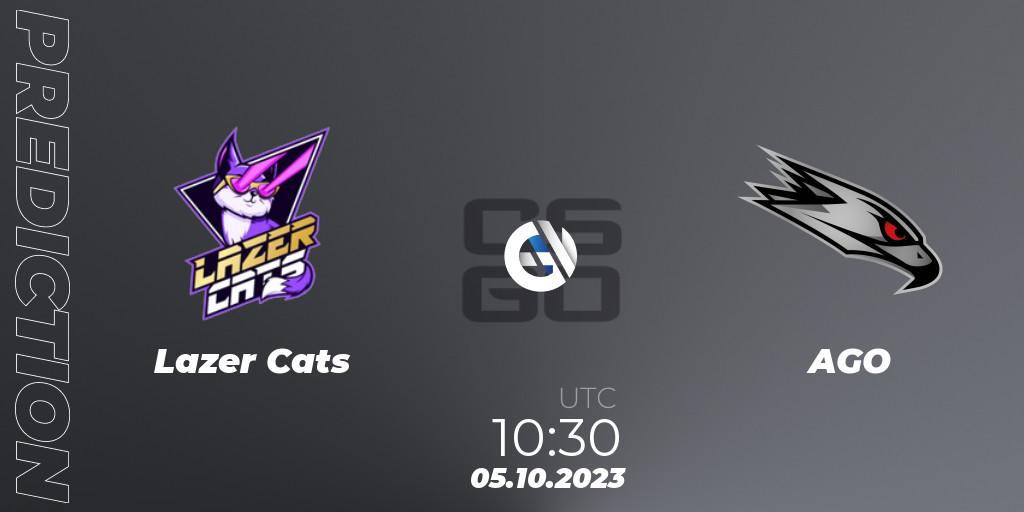 Lazer Cats - AGO: ennuste. 06.10.2023 at 13:30, Counter-Strike (CS2), European Pro League Season 11: Division 2