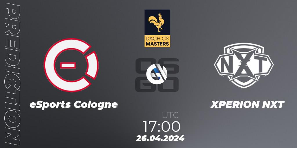 eSports Cologne - XPERION NXT: ennuste. 22.04.2024 at 18:00, Counter-Strike (CS2), DACH CS Masters Season 1: Division 2