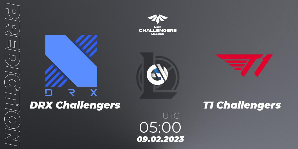 DRX Challengers - T1 Challengers: ennuste. 09.02.23, LoL, LCK Challengers League 2023 Spring