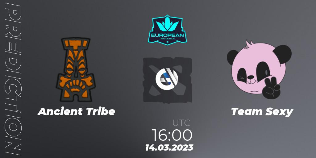 Ancient Tribe - Team Sexy: ennuste. 14.03.2023 at 16:38, Dota 2, European Pro League Season 7