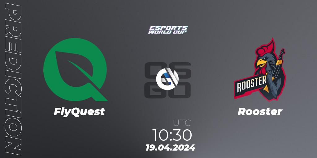FlyQuest - Rooster: ennuste. 19.04.24, CS2 (CS:GO), Esports World Cup 2024: Oceanic Closed Qualifier