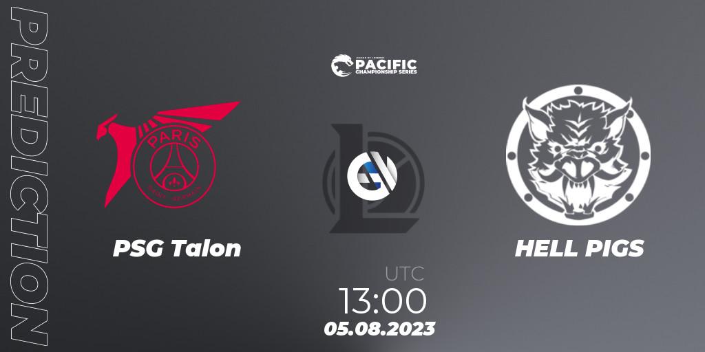 PSG Talon - HELL PIGS: ennuste. 06.08.2023 at 13:00, LoL, PACIFIC Championship series Group Stage