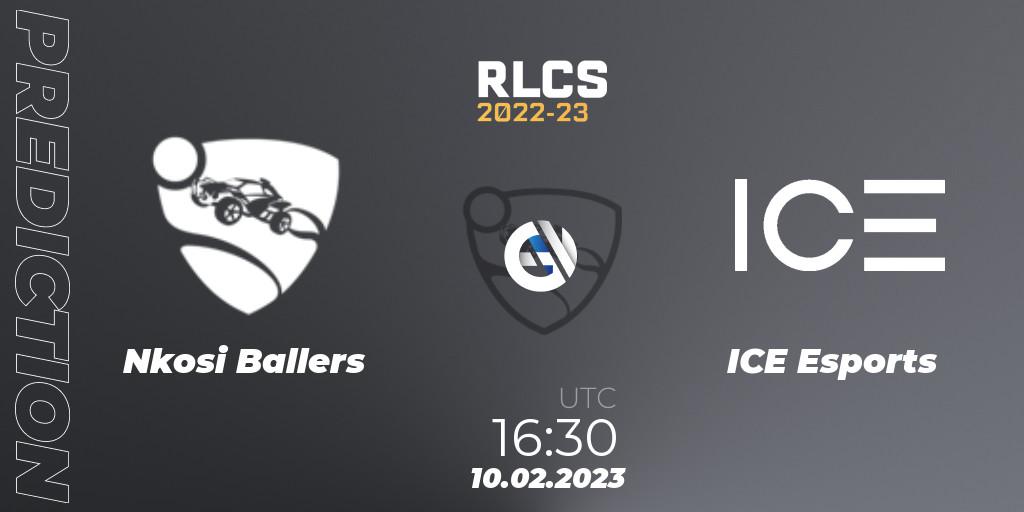 Nkosi Ballers - ICE Esports: ennuste. 10.02.2023 at 16:30, Rocket League, RLCS 2022-23 - Winter: Sub-Saharan Africa Regional 2 - Winter Cup