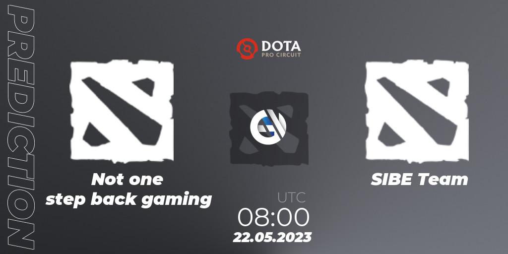 Not one step back gaming - SIBE Team: ennuste. 22.05.2023 at 08:33, Dota 2, DPC 2023 Tour 3: EEU Closed Qualifier