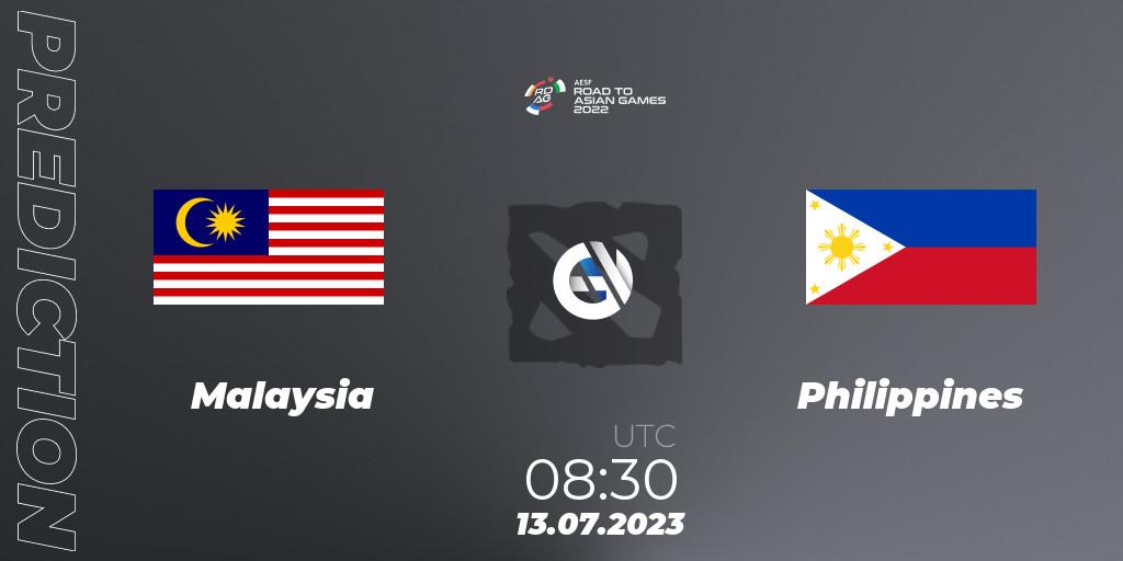 Malaysia - Philippines: ennuste. 13.07.2023 at 08:46, Dota 2, 2022 AESF Road to Asian Games - Southeast Asia