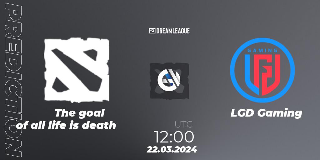 The goal of all life is death - LGD Gaming: ennuste. 22.03.24, Dota 2, DreamLeague Season 23: China Closed Qualifier