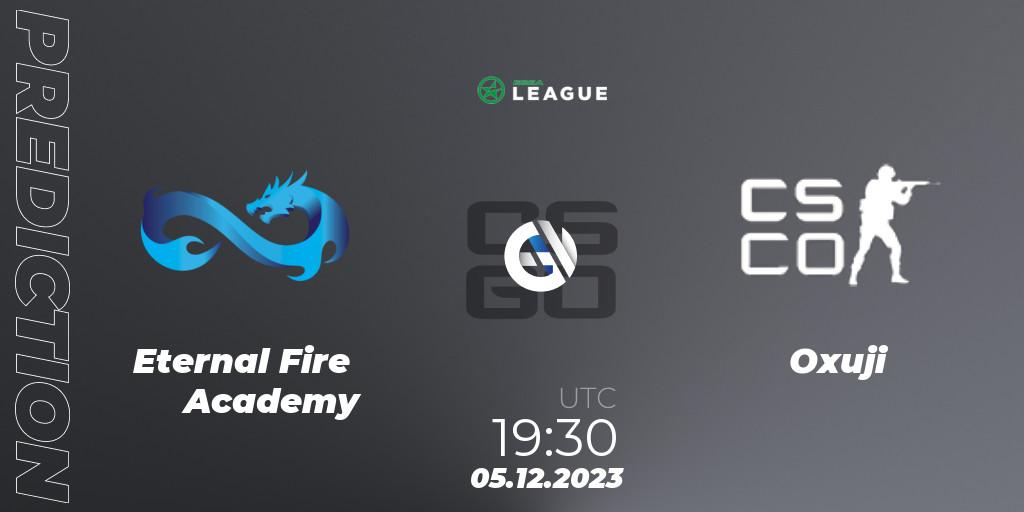 Eternal Fire Academy - Oxuji: ennuste. 05.12.2023 at 19:30, Counter-Strike (CS2), ESEA Season 47: Main Division - Europe