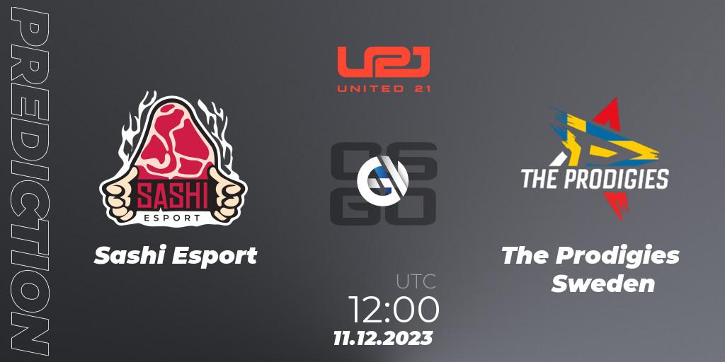 Sashi Esport - The Prodigies Sweden: ennuste. 11.12.2023 at 12:00, Counter-Strike (CS2), United21 Season 9