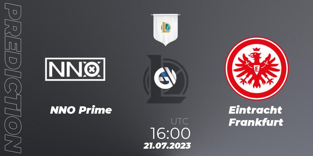 NNO Prime - Eintracht Frankfurt: ennuste. 21.07.2023 at 16:00, LoL, Prime League Summer 2023 - Group Stage