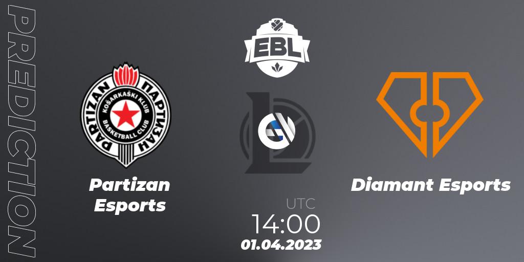 Partizan Esports - Diamant Esports: ennuste. 01.04.23, LoL, EBL Season 12 - Playoffs
