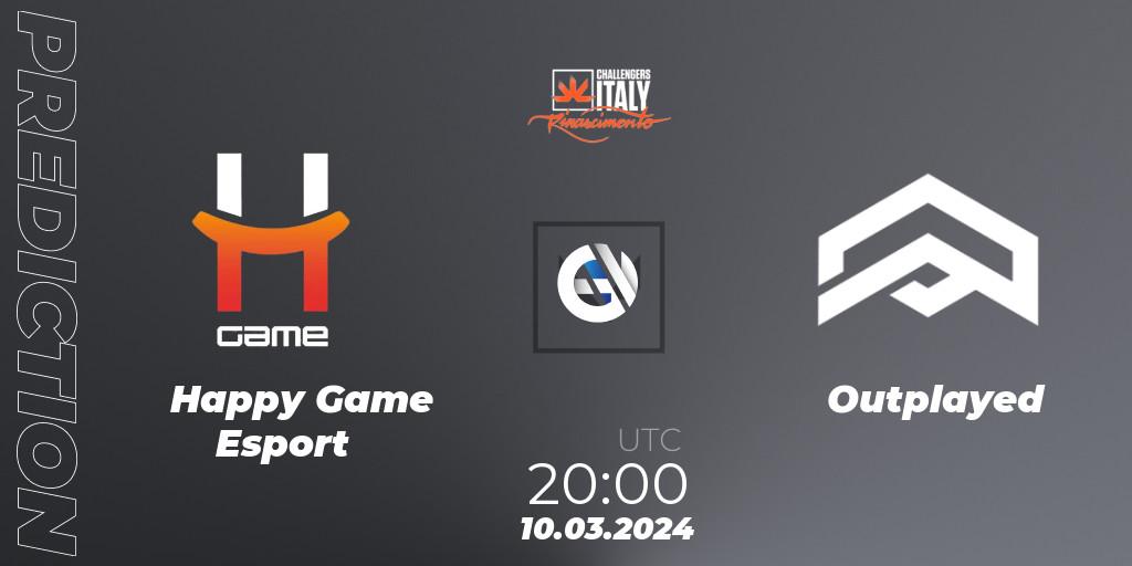 Happy Game Esport - Outplayed: ennuste. 10.03.24, VALORANT, VALORANT Challengers 2024 Italy: Rinascimento Split 1