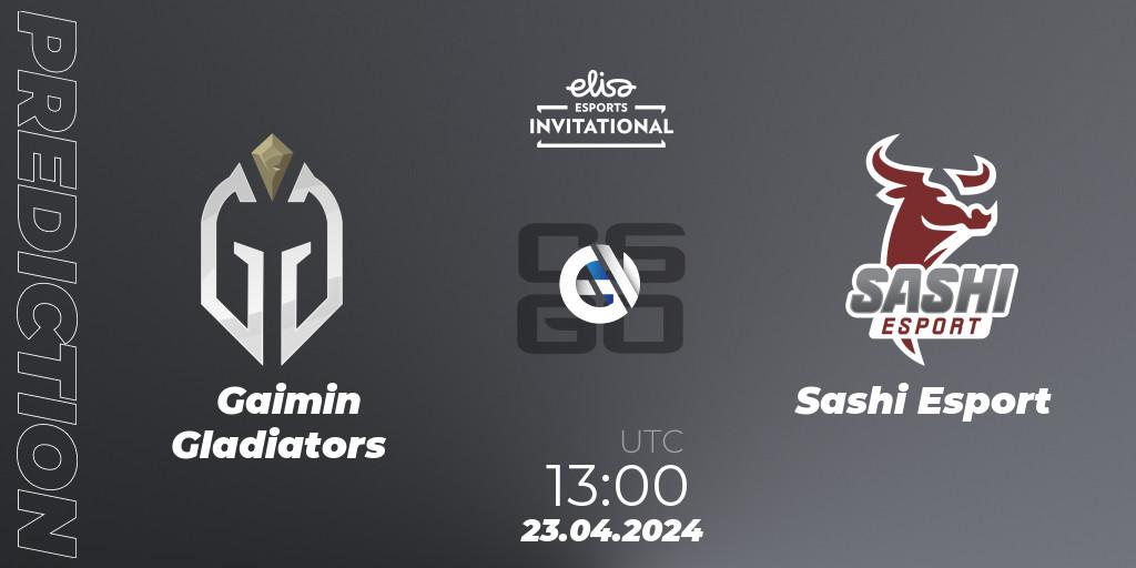Gaimin Gladiators - Sashi Esport: ennuste. 23.04.24, CS2 (CS:GO), Elisa Invitational Spring 2024