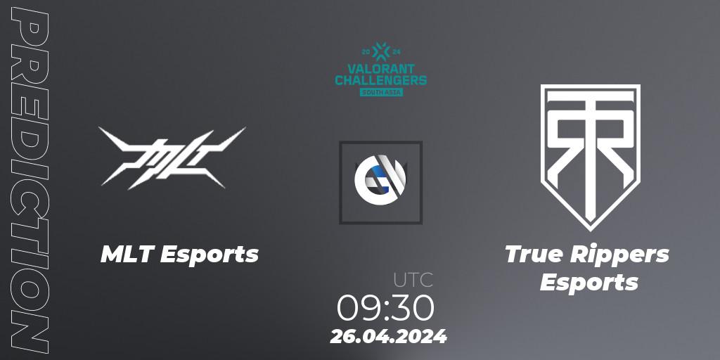 MLT Esports - True Rippers Esports: ennuste. 26.04.24, VALORANT, VALORANT Challengers 2024 South Asia: Split 1 - Cup 2