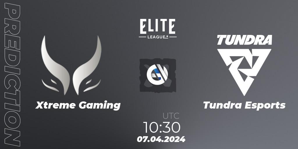 Xtreme Gaming - Tundra Esports: ennuste. 07.04.24, Dota 2, Elite League: Round-Robin Stage
