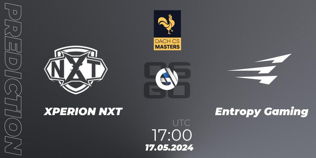 XPERION NXT - Entropy Gaming: ennuste. 17.05.2024 at 17:00, Counter-Strike (CS2), DACH CS Masters Season 1: Division 2