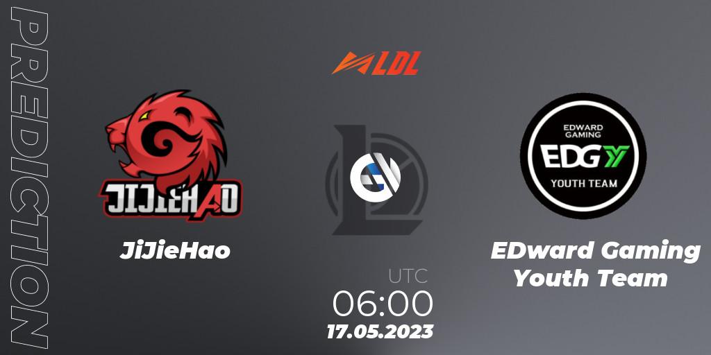 JiJieHao - EDward Gaming Youth Team: ennuste. 17.05.2023 at 06:00, LoL, LDL 2023 - Regular Season - Stage 2