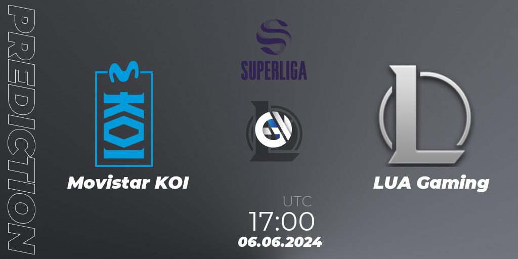 Movistar KOI - LUA Gaming: ennuste. 06.06.2024 at 17:00, LoL, LVP Superliga Summer 2024