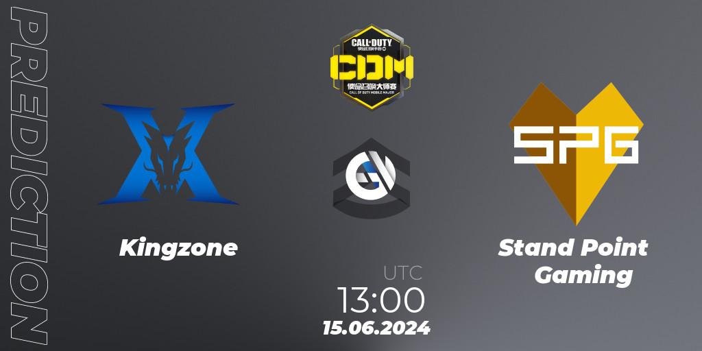  Kingzone - Stand Point Gaming: ennuste. 11.07.2024 at 13:00, Call of Duty, China Masters 2024 S8: Regular Season