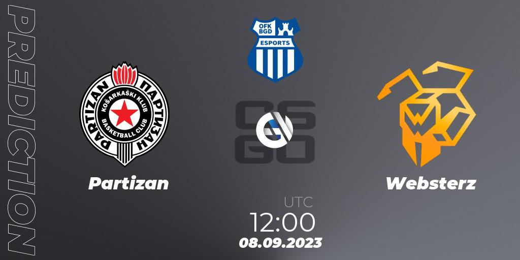 Partizan - Websterz: ennuste. 08.09.23, CS2 (CS:GO), OFK BGD Esports Series #1