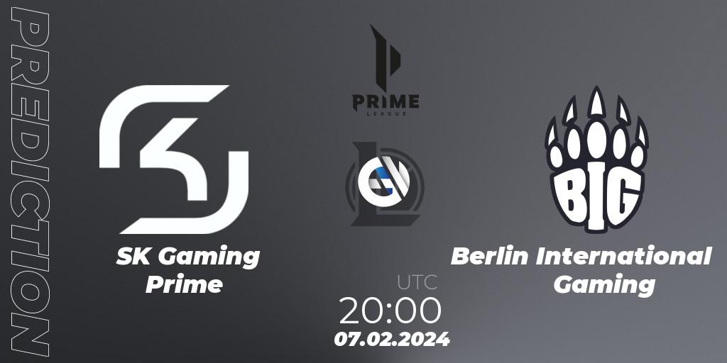 SK Gaming Prime - Berlin International Gaming: ennuste. 07.02.24, LoL, Prime League Spring 2024 - Group Stage