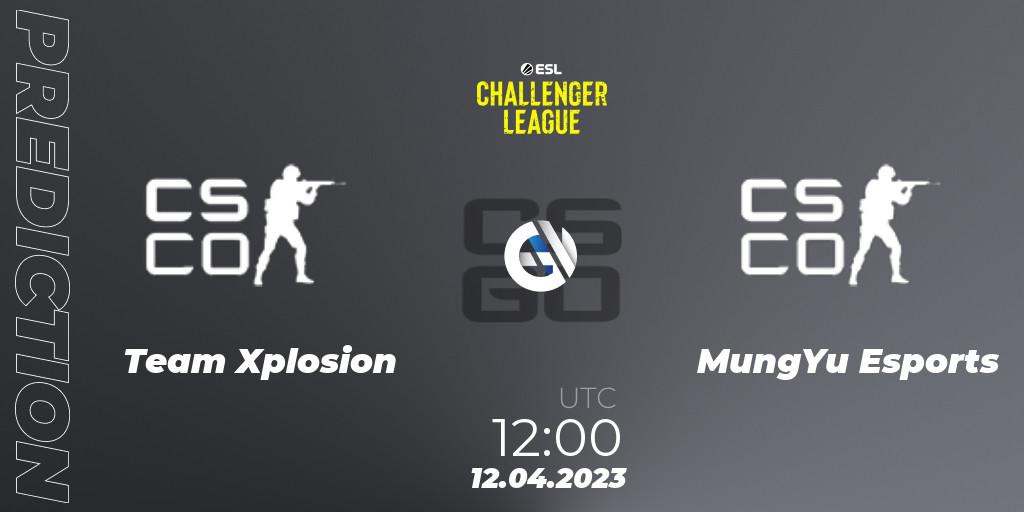 Team Xplosion - MungYu Esports: ennuste. 12.04.2023 at 12:00, Counter-Strike (CS2), ESL Challenger League Season 45: Asia-Pacific