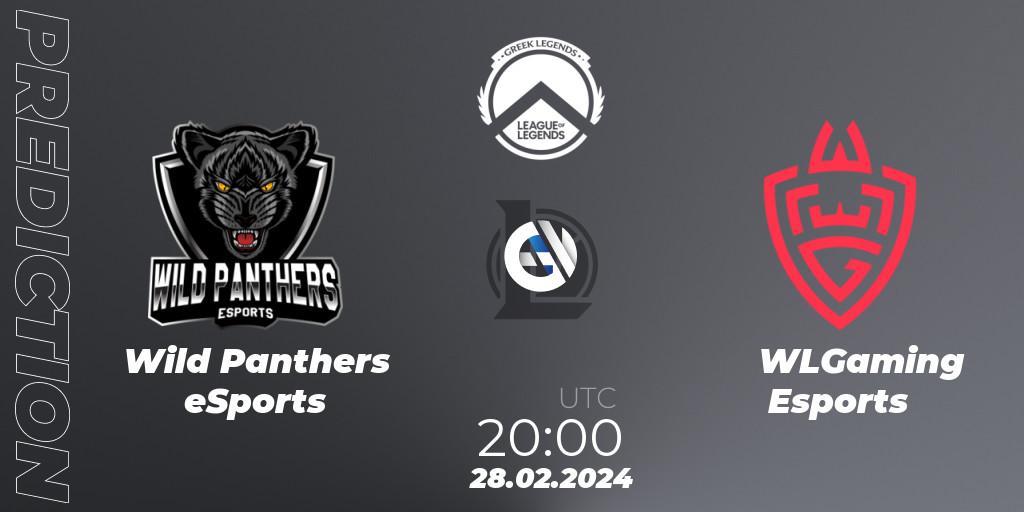 Wild Panthers eSports - WLGaming Esports: ennuste. 28.02.2024 at 20:00, LoL, GLL Spring 2024