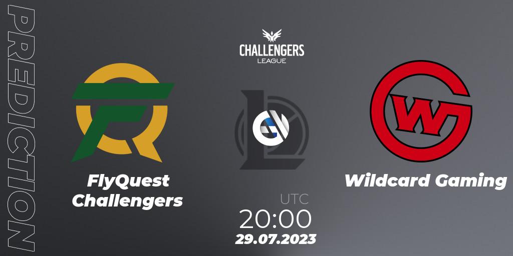 FlyQuest Challengers - Wildcard Gaming: ennuste. 29.07.2023 at 20:00, LoL, North American Challengers League 2023 Summer - Playoffs