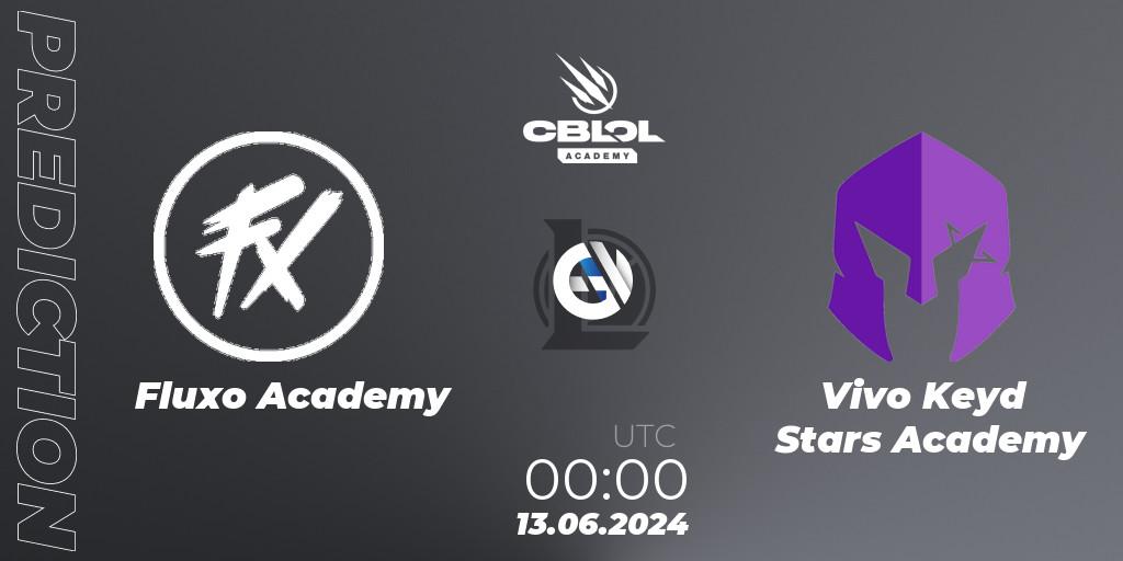 Fluxo Academy - Vivo Keyd Stars Academy: ennuste. 13.06.2024 at 00:00, LoL, CBLOL Academy 2024