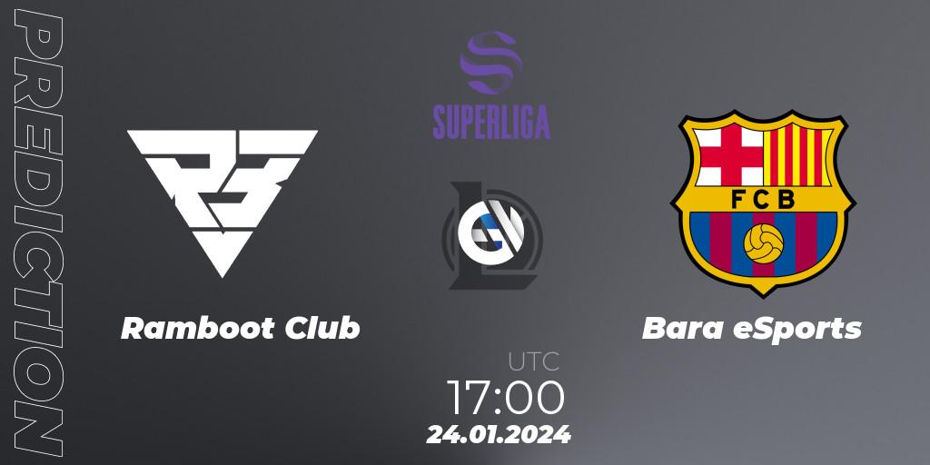 Ramboot Club - Barça eSports: ennuste. 24.01.2024 at 17:00, LoL, Superliga Spring 2024 - Group Stage