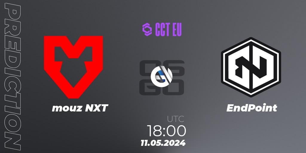 mouz NXT - EndPoint: ennuste. 11.05.2024 at 18:15, Counter-Strike (CS2), CCT Season 2 Europe Series 2 