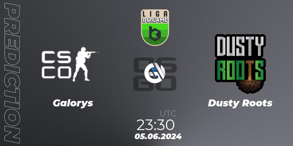 Galorys - Dusty Roots: ennuste. 13.06.2024 at 19:00, Counter-Strike (CS2), Dust2 Brasil Liga Season 3