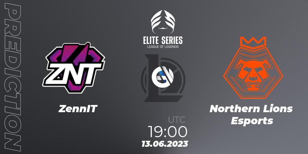 ZennIT - Northern Lions Esports: ennuste. 13.06.23, LoL, Elite Series Summer 2023