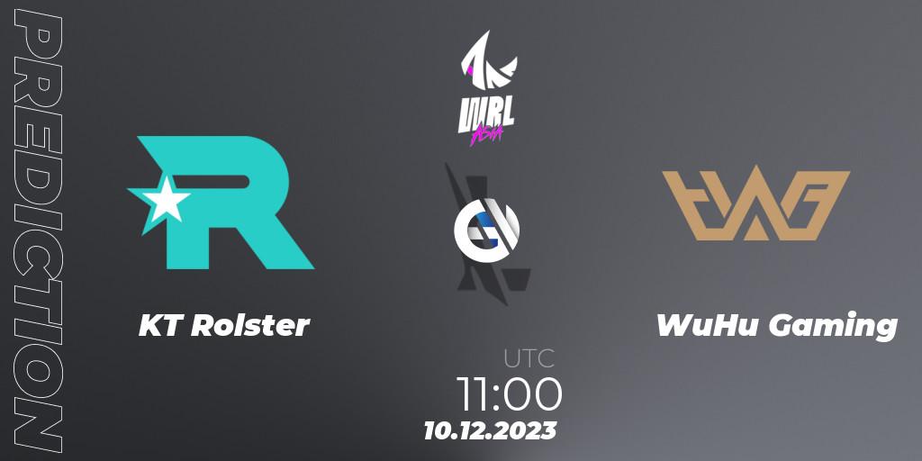 KT Rolster - WuHu Gaming: ennuste. 10.12.23, Wild Rift, WRL Asia 2023 - Season 2 - Regular Season
