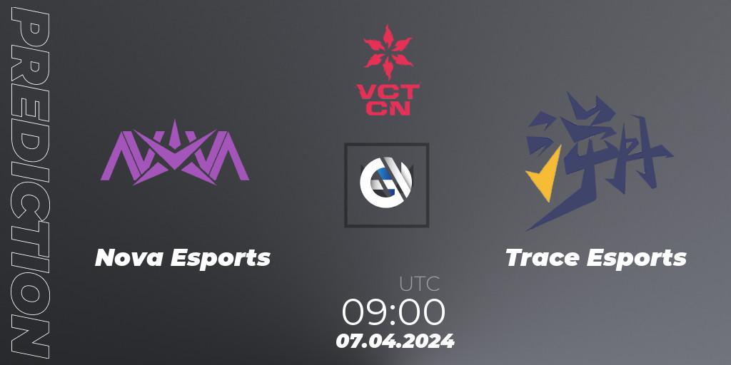 Nova Esports - Trace Esports: ennuste. 07.04.2024 at 09:00, VALORANT, VALORANT Champions Tour China 2024: Stage 1 - Group Stage