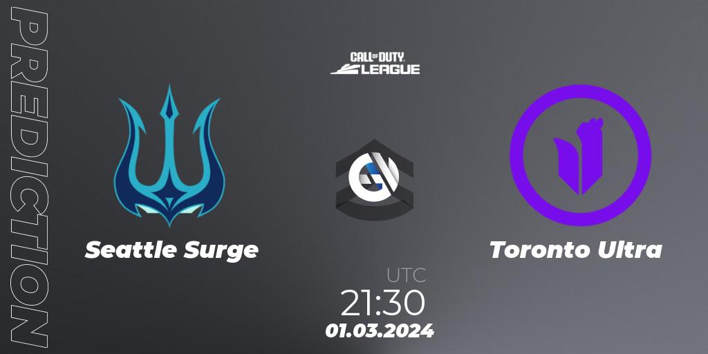Seattle Surge - Toronto Ultra: ennuste. 01.03.24, Call of Duty, Call of Duty League 2024: Stage 2 Major Qualifiers