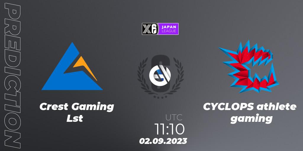 Crest Gaming Lst - CYCLOPS athlete gaming: ennuste. 02.09.23, Rainbow Six, Japan League 2023 - Stage 2