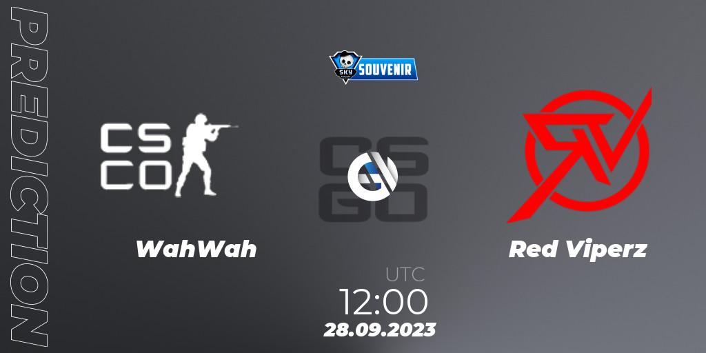 WahWah - Red Viperz: ennuste. 28.09.2023 at 15:00, Counter-Strike (CS2), Skyesports Souvenir 2023