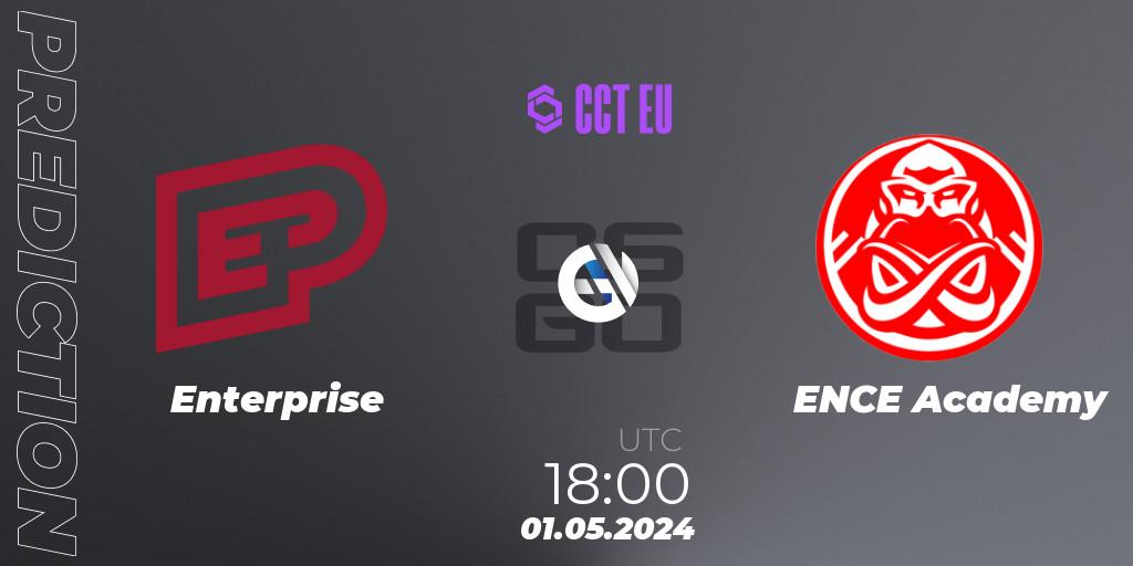 Enterprise - ENCE Academy: ennuste. 01.05.2024 at 18:00, Counter-Strike (CS2), CCT Season 2 Europe Series 2 