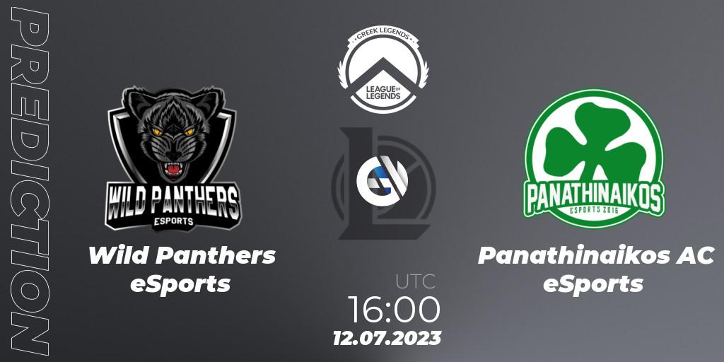 Wild Panthers eSports - Panathinaikos AC eSports: ennuste. 12.07.2023 at 16:00, LoL, Greek Legends League Summer 2023