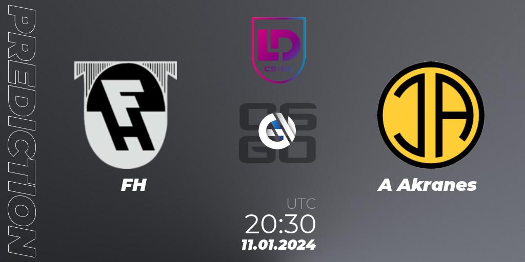 FH - ÍA Akranes: ennuste. 11.01.2024 at 20:30, Counter-Strike (CS2), Icelandic Esports League Season 8: Regular Season