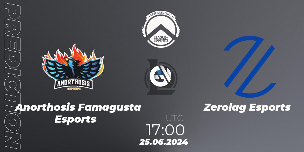 Anorthosis Famagusta Esports - Zerolag Esports: ennuste. 25.06.2024 at 17:00, LoL, GLL Summer 2024