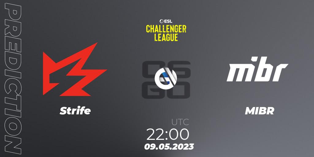 Strife - MIBR: ennuste. 09.05.2023 at 22:00, Counter-Strike (CS2), ESL Challenger League Season 45: North America