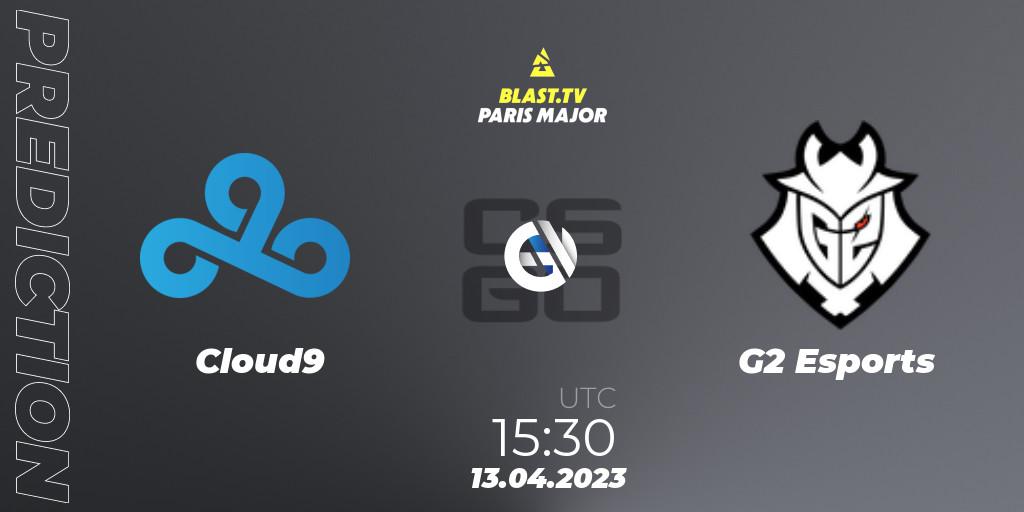 Cloud9 - G2 Esports: ennuste. 13.04.23, CS2 (CS:GO), BLAST.tv Paris Major 2023 Europe RMR B