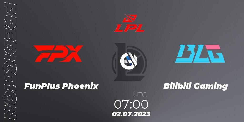 FunPlus Phoenix - Bilibili Gaming: ennuste. 02.07.23, LoL, LPL Summer 2023 Regular Season