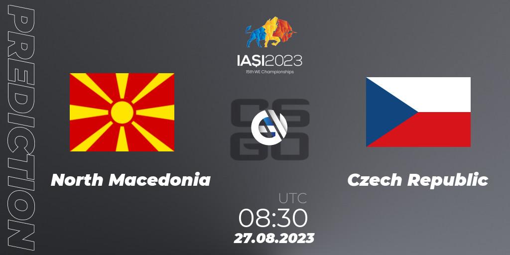 North Macedonia - Czech Republic: ennuste. 27.08.2023 at 12:50, Counter-Strike (CS2), IESF World Esports Championship 2023