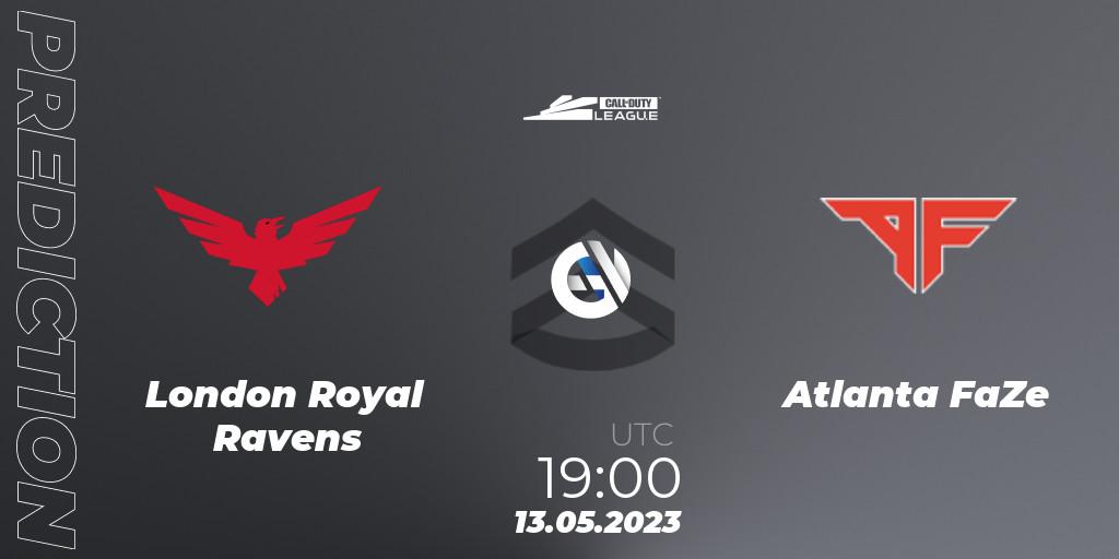 London Royal Ravens - Atlanta FaZe: ennuste. 13.05.2023 at 19:00, Call of Duty, Call of Duty League 2023: Stage 5 Major Qualifiers