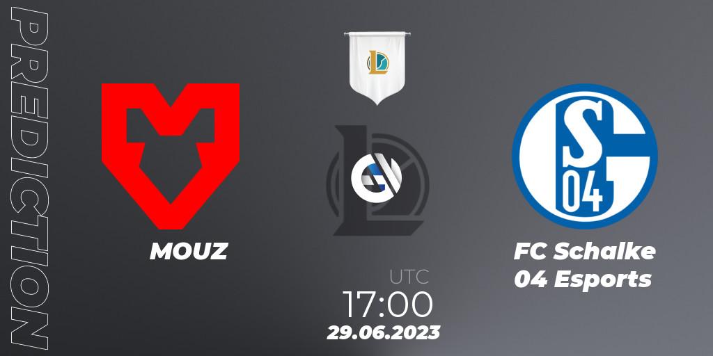 MOUZ - FC Schalke 04 Esports: ennuste. 29.06.23, LoL, Prime League Summer 2023 - Group Stage