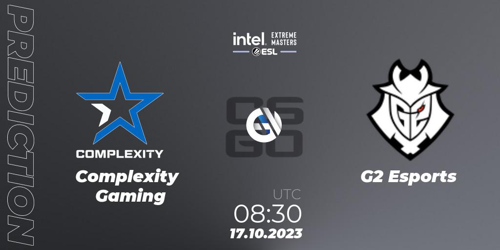 Complexity Gaming - G2 Esports: ennuste. 17.10.23, CS2 (CS:GO), IEM Sydney 2023