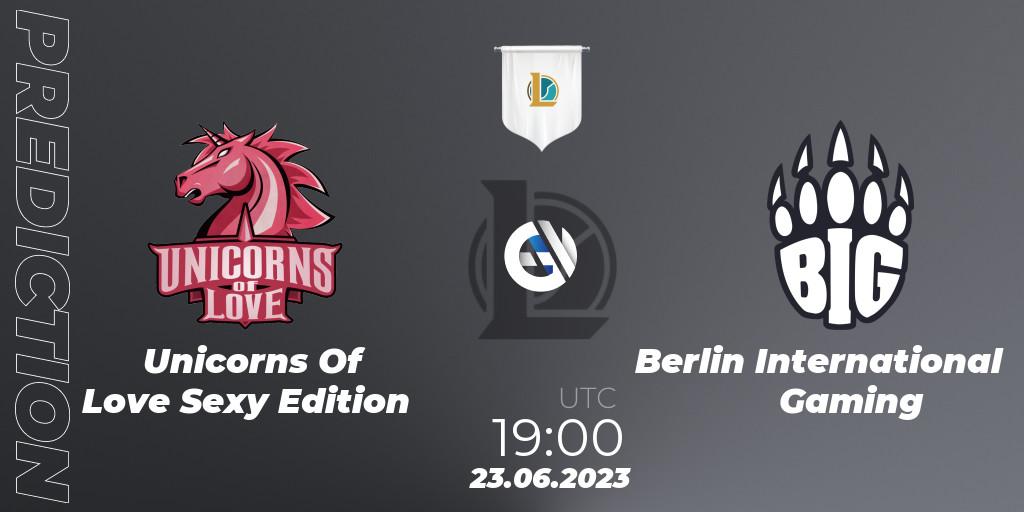 Unicorns Of Love Sexy Edition - Berlin International Gaming: ennuste. 23.06.23, LoL, Prime League Summer 2023 - Group Stage