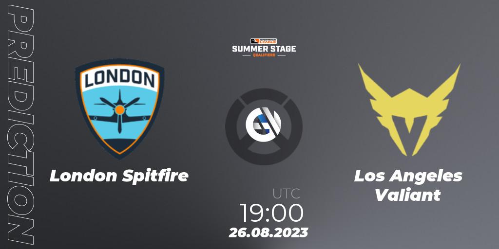 London Spitfire - Los Angeles Valiant: ennuste. 26.08.23, Overwatch, Overwatch League 2023 - Summer Stage Qualifiers